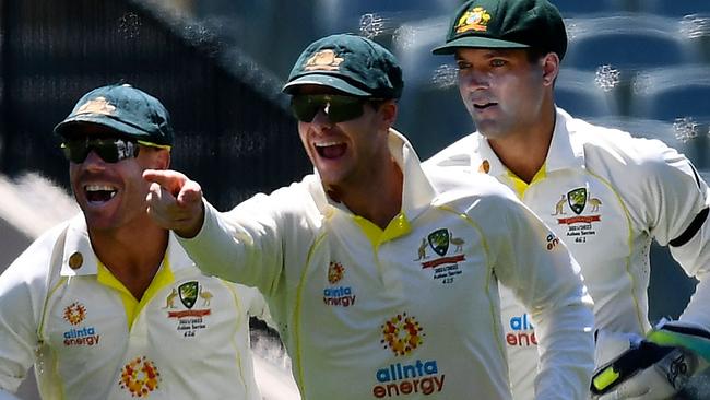 Steve Smith captained strongly to lead the national team to an emphatic win in Adelaide.