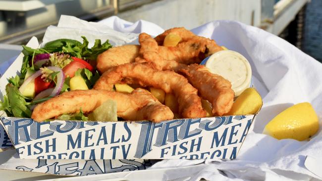 Fish and chips at Doyles Watsons Bay. Picture: Jenifer Jagielski