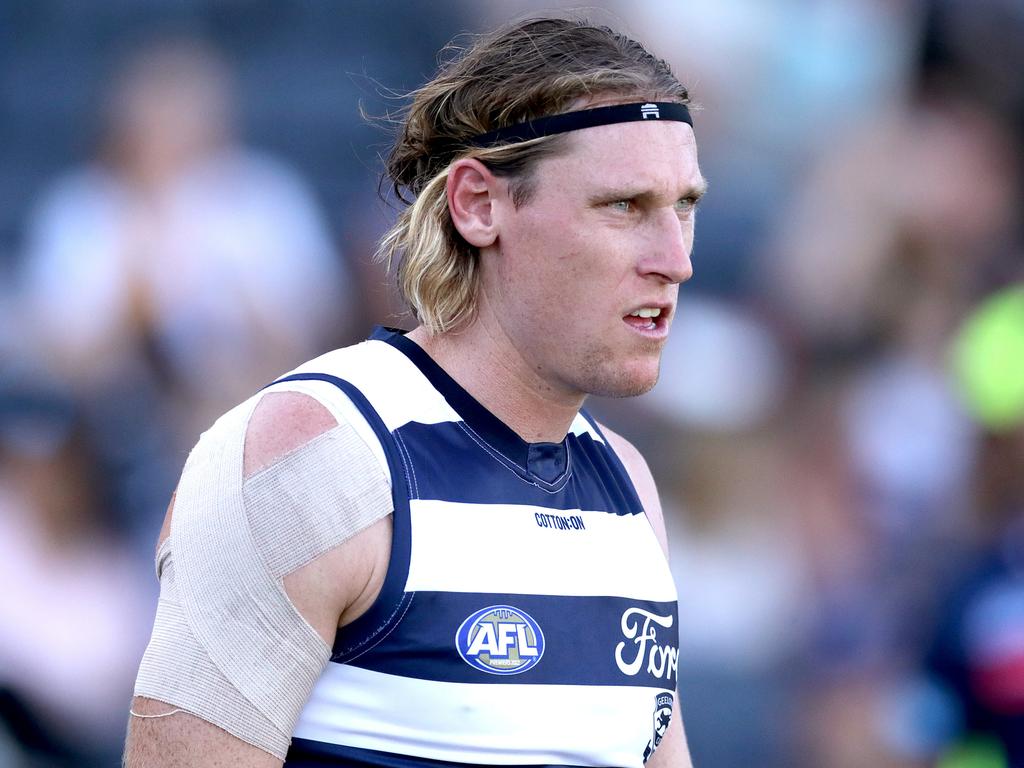 Mark Blicavs could win a third Carji. Picture: Kelly Defina/Getty Images