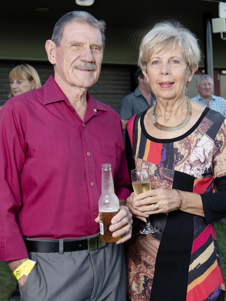 Jeff and Kaye Dunn at the launch of the Darwin Cup Carnival at the Darwin Turf Club. Picture: Keri Megelus