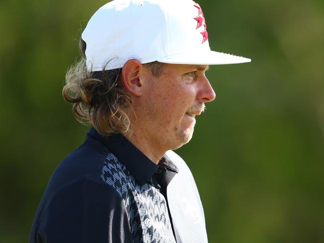 BRISBANE, AUSTRALIA - OCTOBER 31: Cameron Smith looks on during round one of the Queensland PGA Championship at Nudgee Golf Club on October 31, 2024 in Brisbane, Australia. (Photo by Chris Hyde/Getty Images)