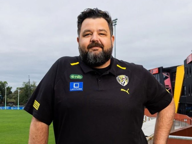 Richmond list manager Chris Toce. Picture: Richmond FC