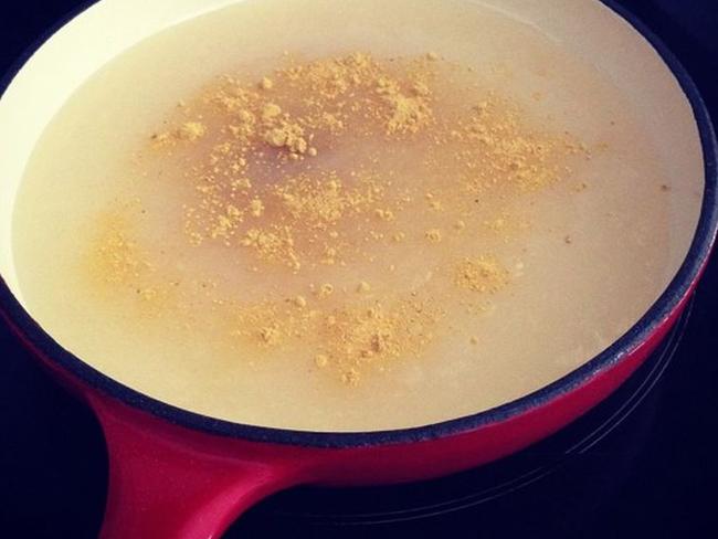 The book Bubba Yum Yum, which contained a recipe for bone broth as an alternate for baby formula, was shelved. Picture: Instagram