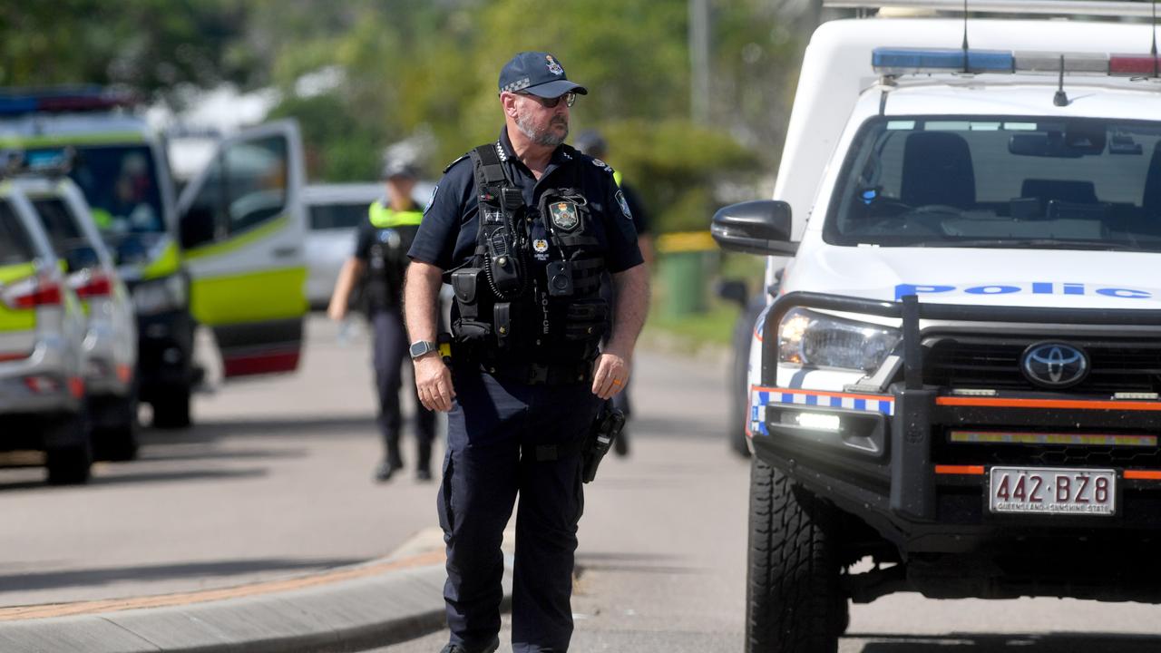 Incident in Nix Street, West End, Townsville. Picture: Evan Morgan