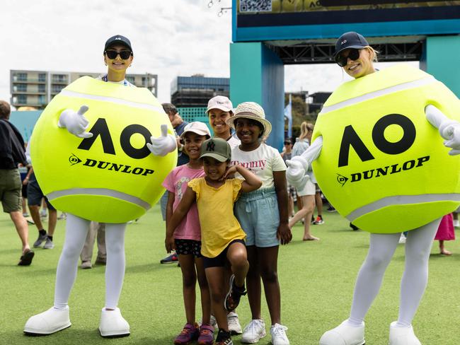 MELBOURNE, AUSTRALIA - NCA NewsWire Photos - 20 JANUARY 2024: People enjoy the tournament during Day 7 of the Australian Open at Melbourne Park. Picture: NCA NewsWire / Diego Fedele