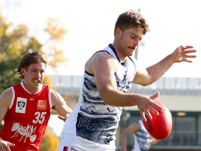 Jye Chalcraft has had another big year for the Cats. Picture: Kelly Defina/AFL Photos/via Getty Images