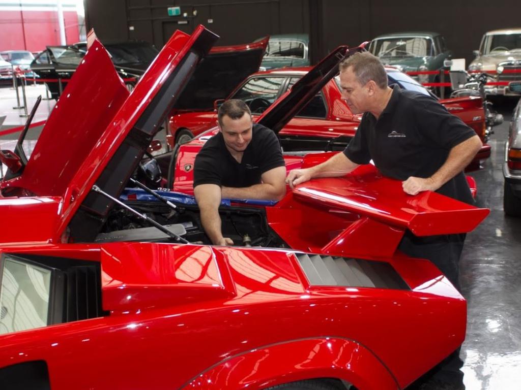 Jason Fischer, workshop manager at Gosford Classic Car Museum, one of the largest privately owned car collection in the Southern Hemisphere gets to drive expensive cars including Ferraris and Fiat Jolly as part of his job.