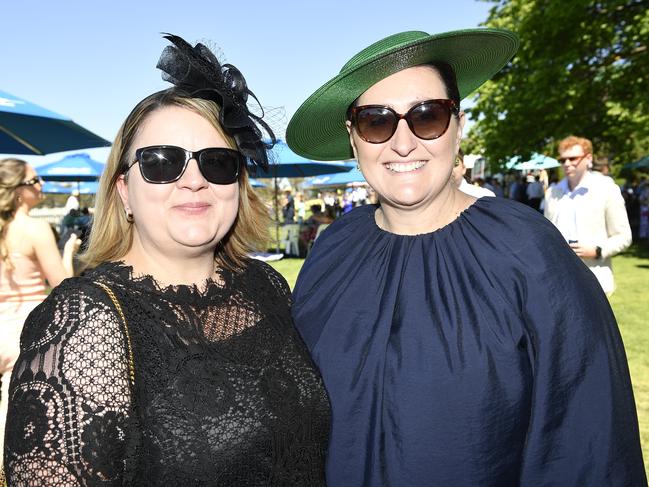 Apiam Bendigo Cup was held at Bendigo Racecourse, Bendigo, Victoria, on Wednesday, October 30th, 2024. Pictured enjoying the horse racing carnival areRachael and Kim. Picture: Andrew Batsch