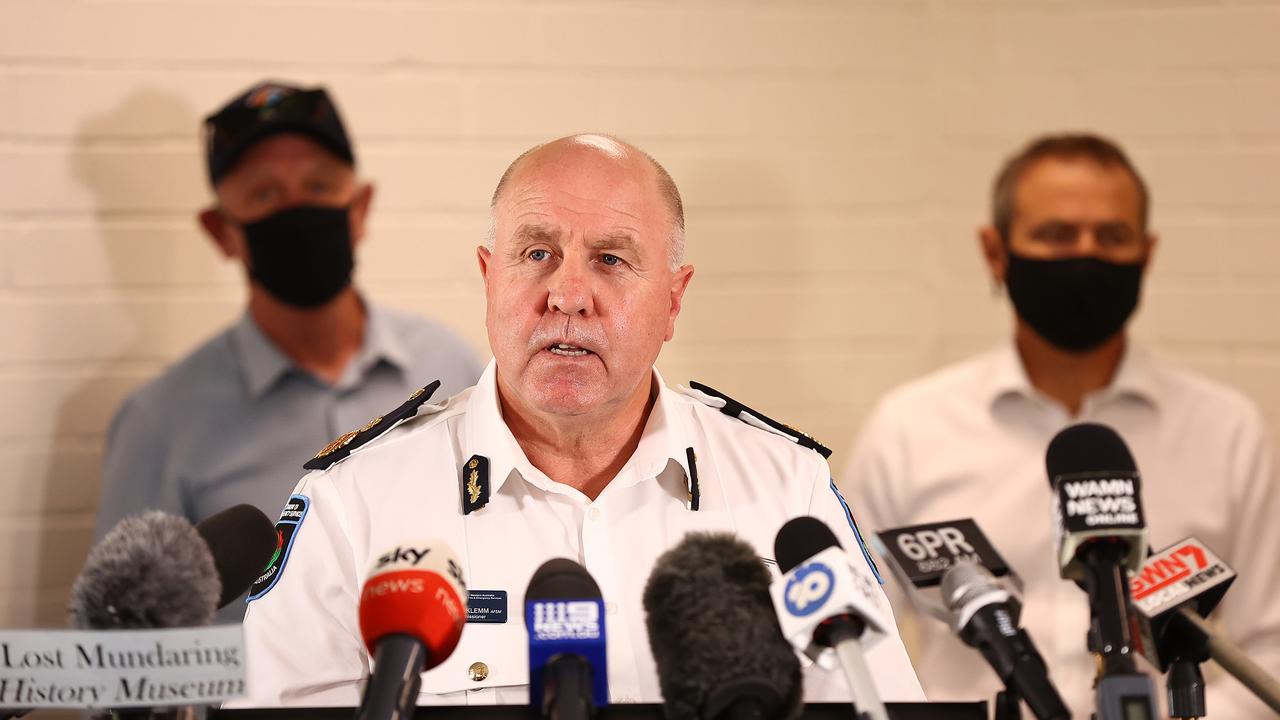 DFES Commissioner Darren Klemm. Emergency services, including the Department of Fire and Emergency Services (DFES) and SES volunteers, have been deployed to the region to help prepare for the impact of the cyclone. Picture: Paul Kane