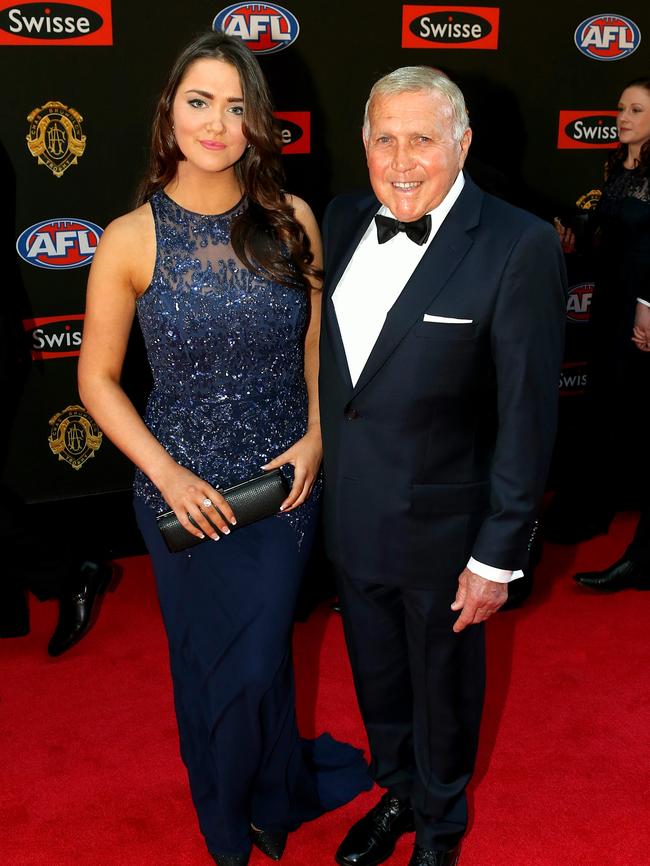 Bob and Rebecca Skilton on the red carpet. Picture: Tim Carrafa