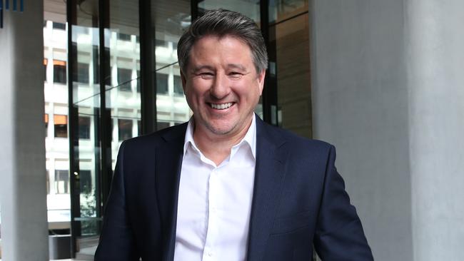 Nine boss Mike Sneesby was determined to secure the interview to take his network back to number one in the ratings war, industry sources speculated. Picture: Britta Campion