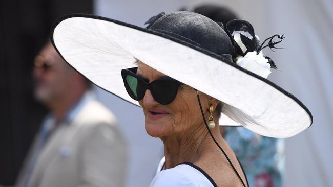 Jane Stephenson, of Ballina, at the Ballina Cup at the Ballina Jockey Club.