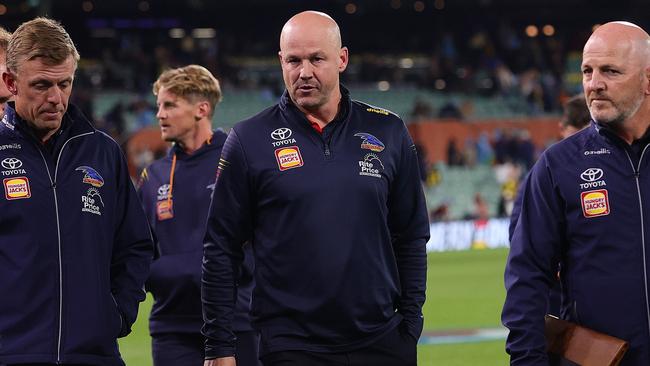 Matthew Nicks is under pressure. Picture: Sarah Reed/AFL Photos via Getty Images