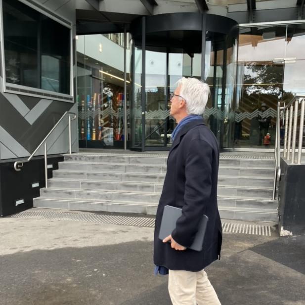 David gallop spotted outside NRL headquarters for first time since he was marched out 10 years ago