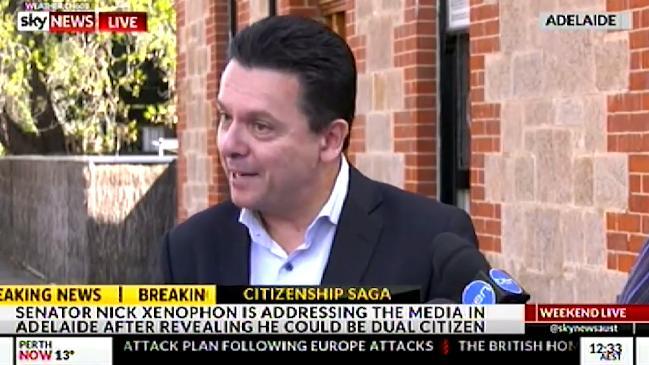 Xenophon revealed as 'British overseas citizen'