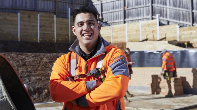 Martin Nguyen, 27, has been a builder for nine years.