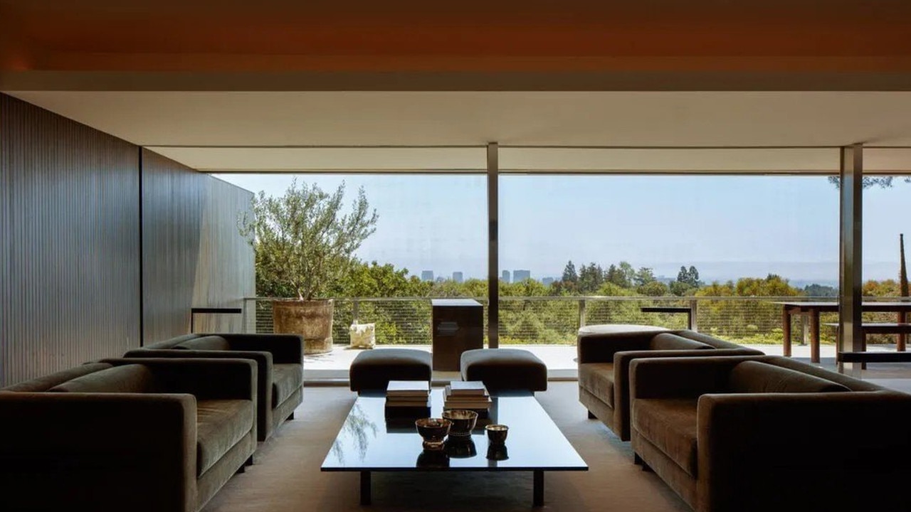 The home also offers sweeping views of the Los Angeles skyline. Picture: Realtor