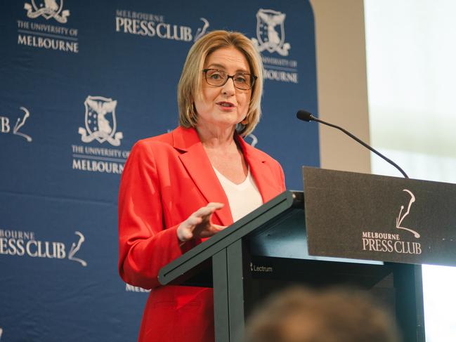 The Premier announced a review into building and planning systems in a bid to fast track and simplify the subdivision process. Picture: Melbourne Press Club