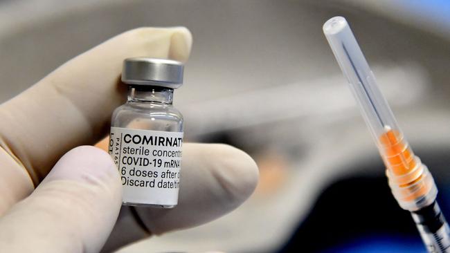 Pfizer vaccines costs about $24 a dose compared to $4 for Astra Zeneca. Picture: AFP