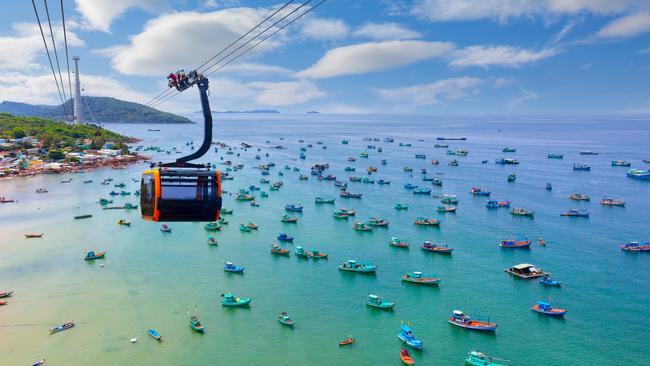 Phu Quoc cable car to Hon Thom Island.