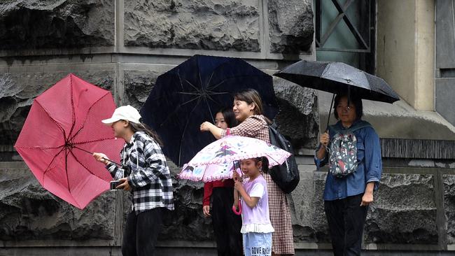 Victorians will continue to be inundated with rain on Monday as severe storms persist. Picture: NCA NewsWire / Andrew Henshaw