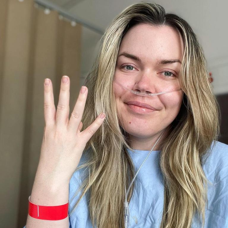 She’s undergone four surgeries for the debilitating disease. Picture: Instagram/annadooley