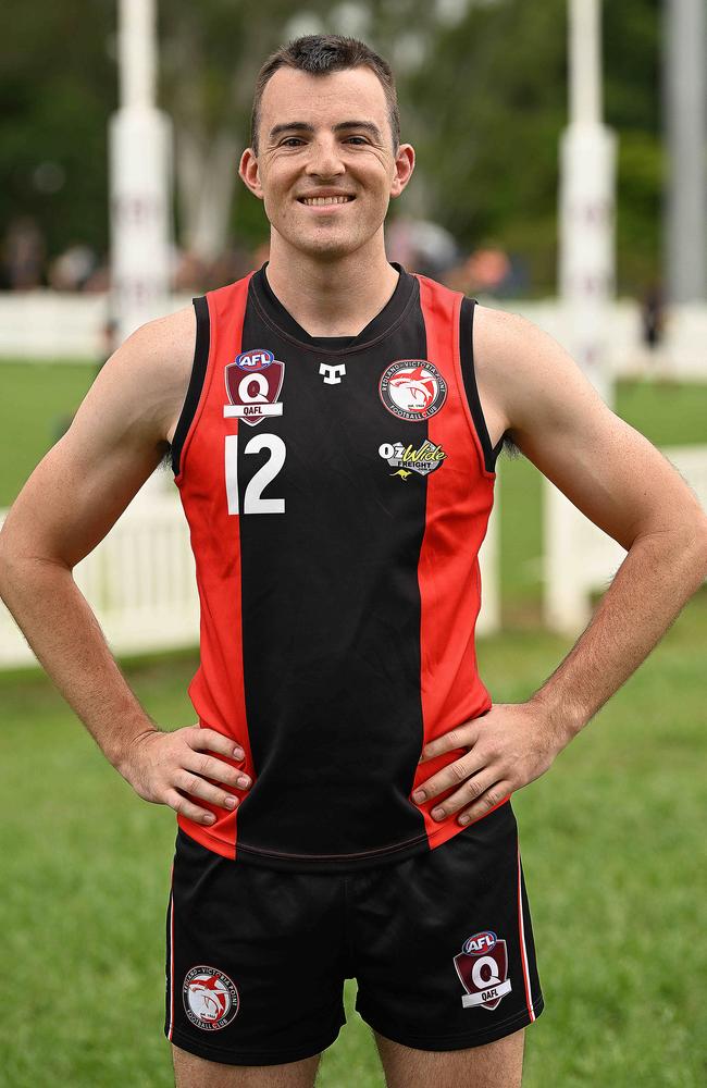 26/03/2023: QAFL captain Scott Miller (Redland VP). pic Lyndon Mechielsen/Courier Mail