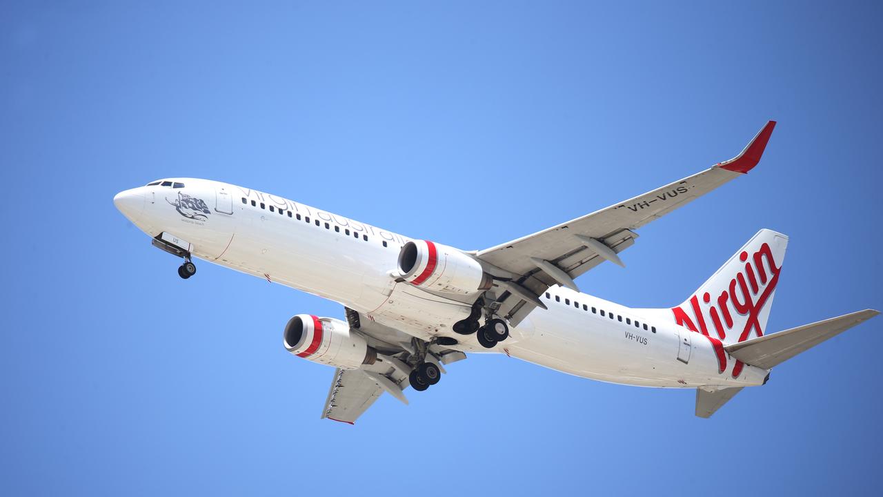 Virgin Australia has extended the expiry date of its covid flight credits. Picture: Brendan Radke