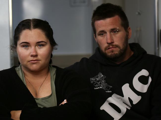 Cleo Smith’s mother Ellie Smith and her partner Jake Gliddon have spoken about her disappearance. Picture: Supplied by ABC News/James Carmody