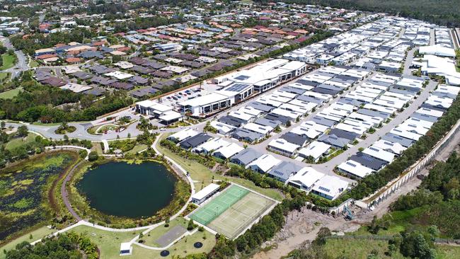 This Little Mountain aged care home built by Palm Lake Care is ready to open but federal government red tape is leaving it in limbo. Picture: Patrick Woods.