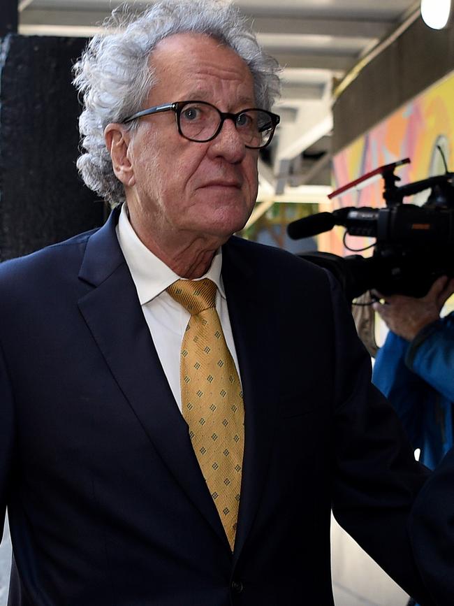 Geoffrey Rush. Picture: Bianca De Marchi/AAP