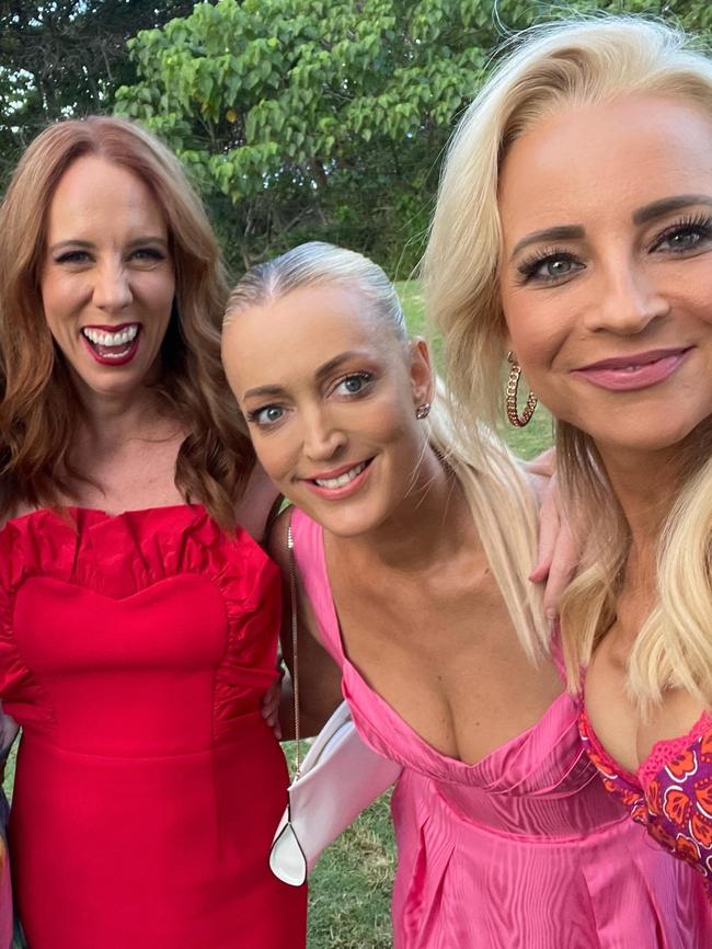 Jackie O and her close mates Gemma and Carrie Bickmore. Picture: jackieo_official/Instagram