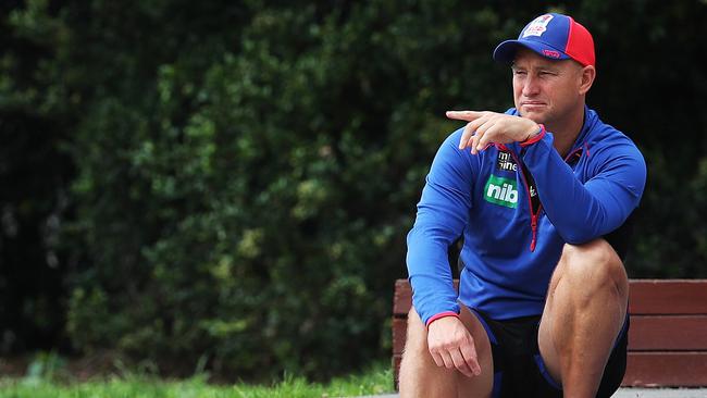 Newcastle Knights coach Nathan Brown. Picture. Phil Hillyard