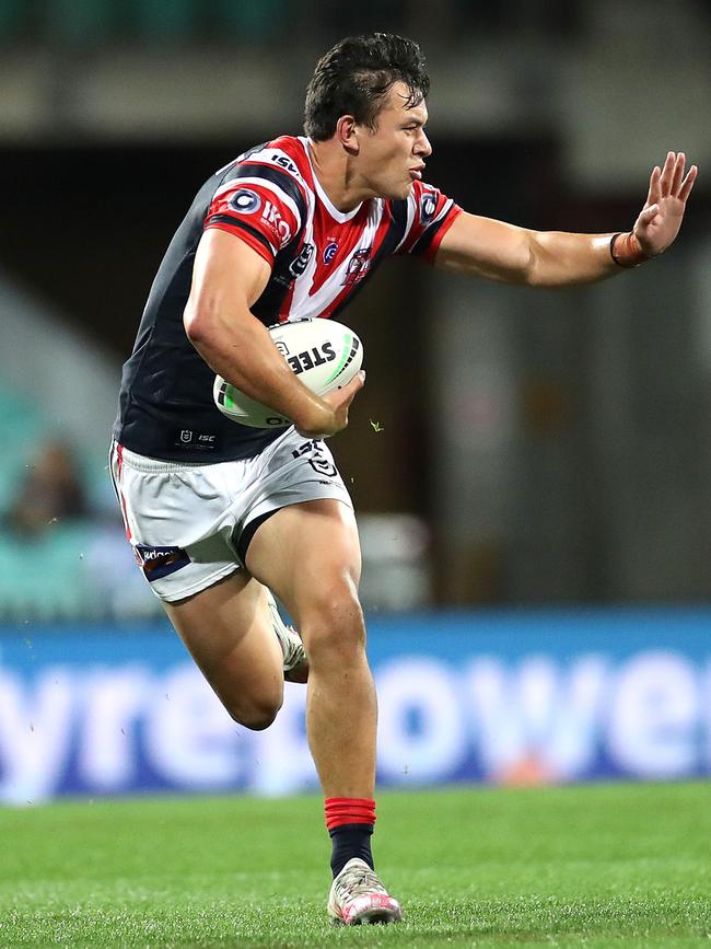 Joey Manu is a big inclusion for the Roosters. Picture. Phil Hillyard