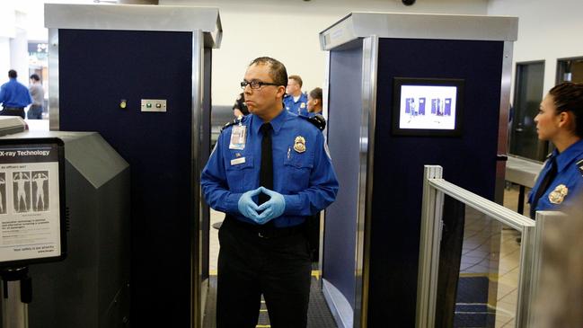 The process of airport security could be made five times faster as ultra-miniature X-ray tubes are developed. Picture: AFP