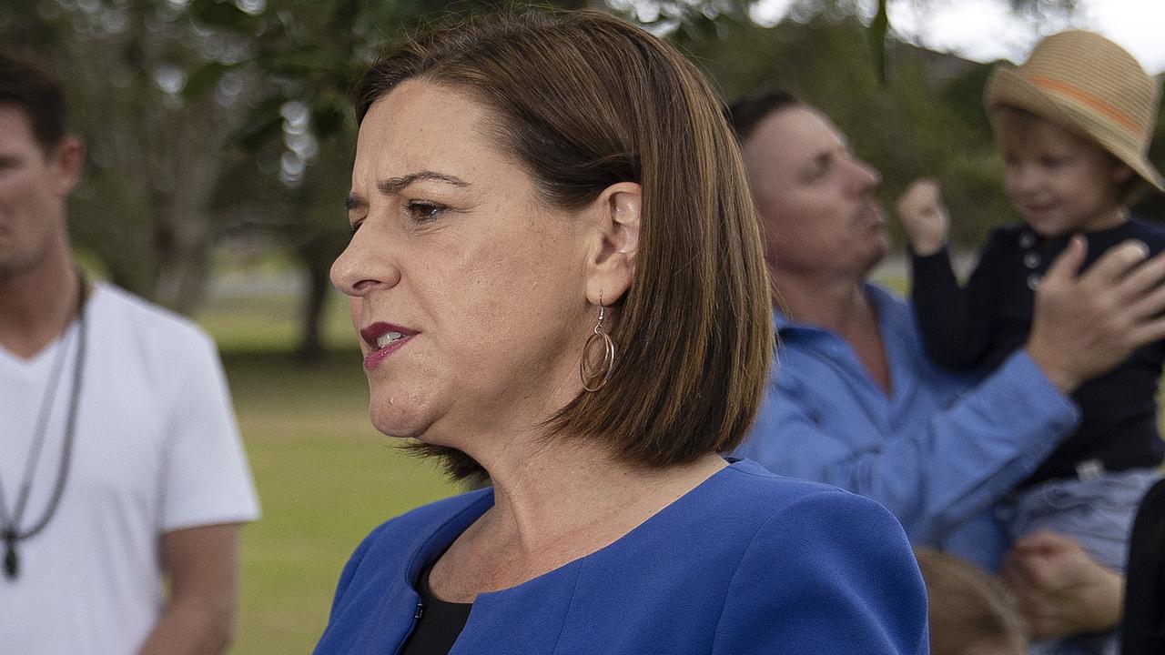 Opposition Leader Deb Frecklington says the LNP youth curfew is about addressing juvenile crime, and “doesn’t go across race”. Picture: NCA NewsWire / Sarah Marshall