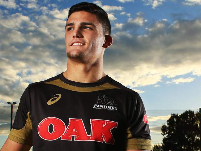 Penrith Panthers halfback Nathan Cleary at the Panthers HQ , Penrith. pic Mark Evans