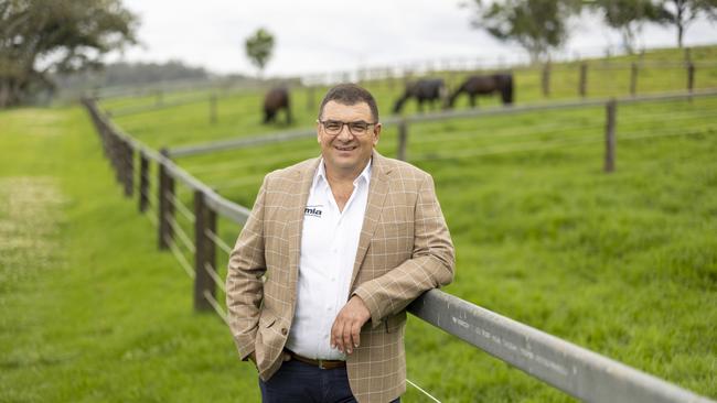 Meat and Livestock Australia managing director Jason Strong. Pictures: Glenn Hunt