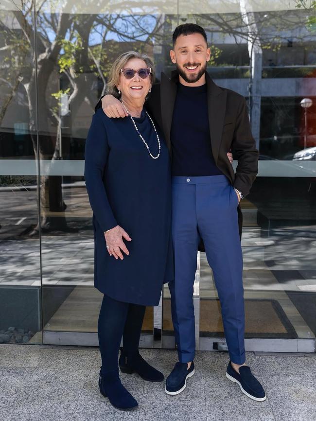 Simon with his mum, who he brought into his business as COO.