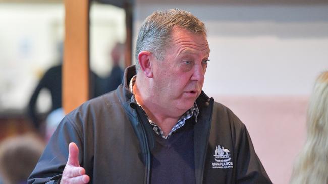 Liberal member for Braddon Gavin Pearce after retaining his seat in the 2022 Federal election. Picture: Simon Sturzaker.