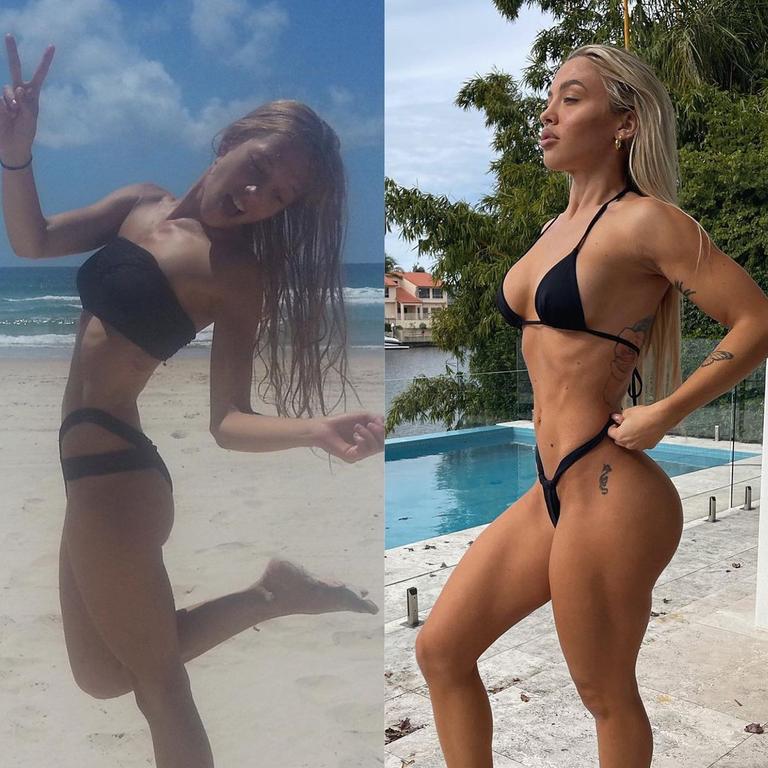 Recently the mum-f-two opened up about her booty transformation. Picture: Instagram/TammyHembrow