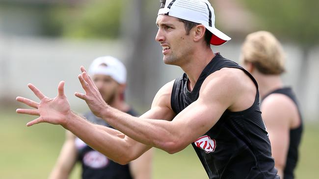 David Myers at Essendon training. Picture: Michael Klein
