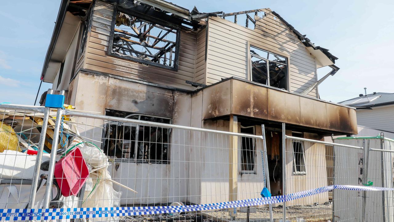 Suspicious house fire at Porter Davis home in Clyde. Picture: Tim Carrafa