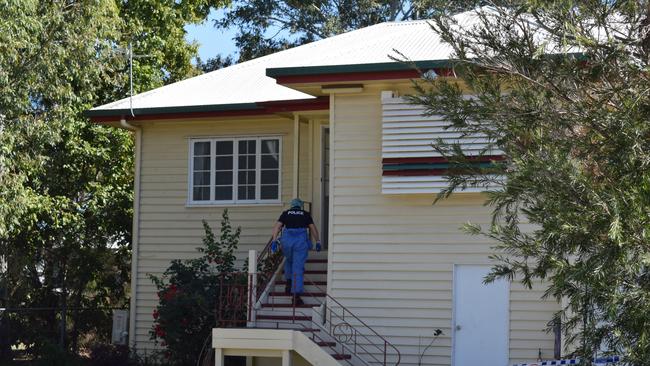 The scene of the alleged murder on Bean St, Park Avenue on Saturday August 12, 2023. Picture: Aden Stokes