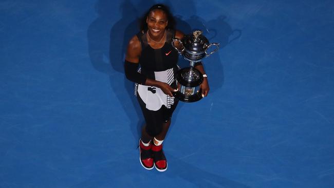 Serena Williams has won the most Grand Slam singles titles in the Open era. Picture: Michael Klein