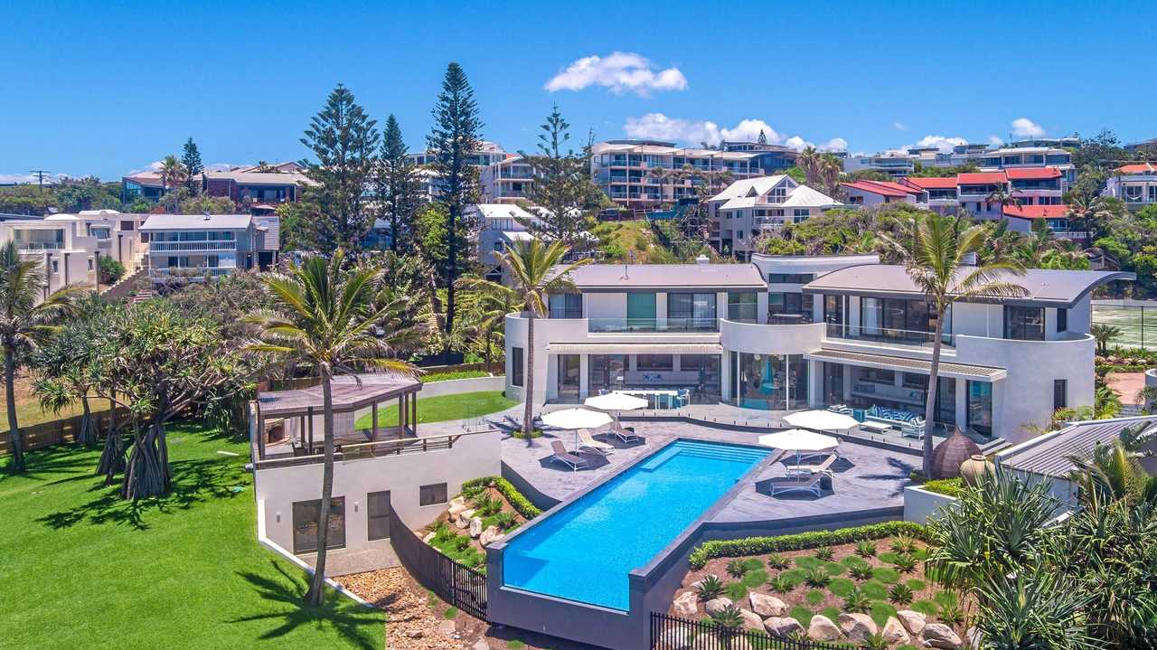 STUNNING: This spectacular beachfront home at 21-23 Webb Road, Sunshine Beach, has just been listed for a Coast record $22 million. Picture: Tom Offermann Real Estate