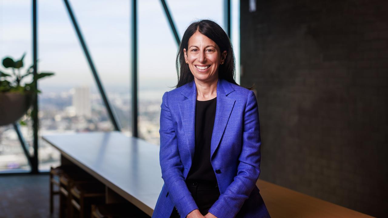 Transurban CEO Michelle Jablko has just announced her first annual profit at the nation’s biggest toll road company. Picture: Aaron Francis