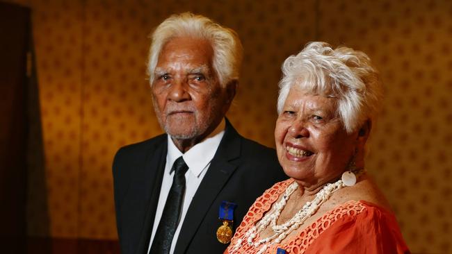 His Excellency the Honourable Paul de Jersey AC, Governor of Queensland in 2019 presented the Australian Honours and Awards and Bravery Dedication ceremony at the Pullman Reef Hotel Casino. Indigenous elders Alfred Neal and Ruth Hennings (Wallace) were both awarded the Medal of the Order of Australia in the general division. PICTURE: BRENDAN RADKE