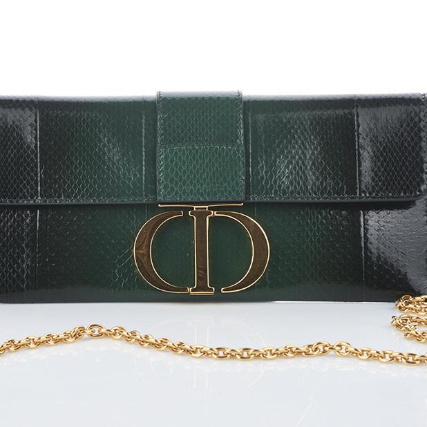 Christian Dior Ombre Snakeskin Clutch sold for $2577. Picture: Shapiro