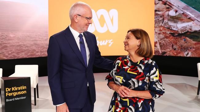 ‘The board felt in the end her leadership style was not the style that we needed going forward. We needed a different leadership style and that is the decision of the board,’ said Justin Milne yesterday. Picture: John Feder